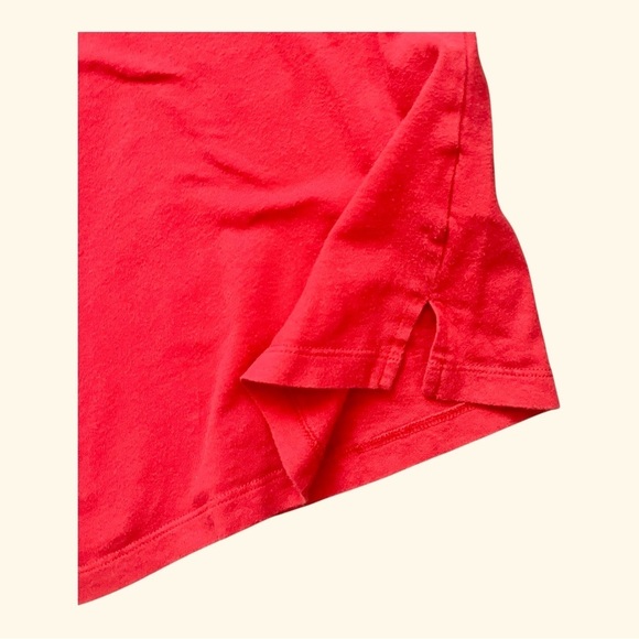 Kavio! casual Coca Cola top T-shirt graphics design Women's Large Red V-Neck - Picture 4 of 14